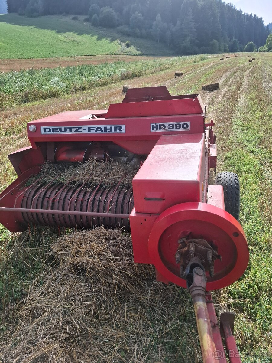 Balíkovač, lis na seno zn.Deutz fahr HD 380