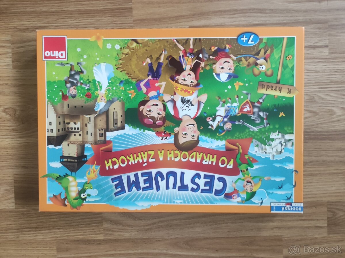 Cestujeme Po Hradoch a Zámkoch - Rodinná spoločenská hra.