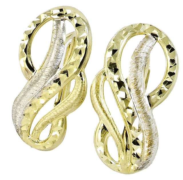 Zlaté náušnice Glare 294