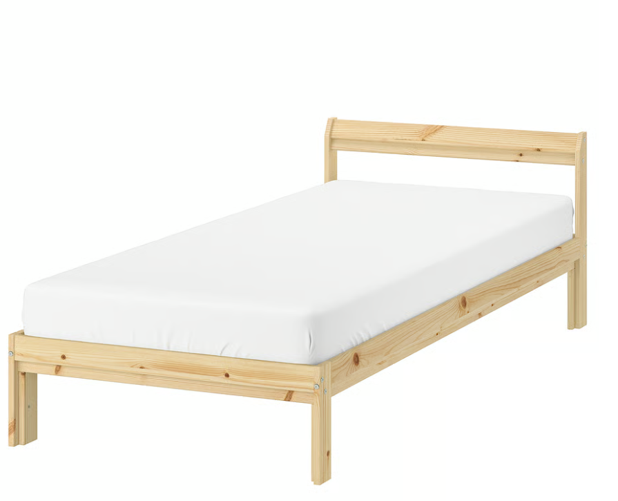 IKEA posteľný rám NEIDEN 90x200 a rošt LINDBADEN 90x200