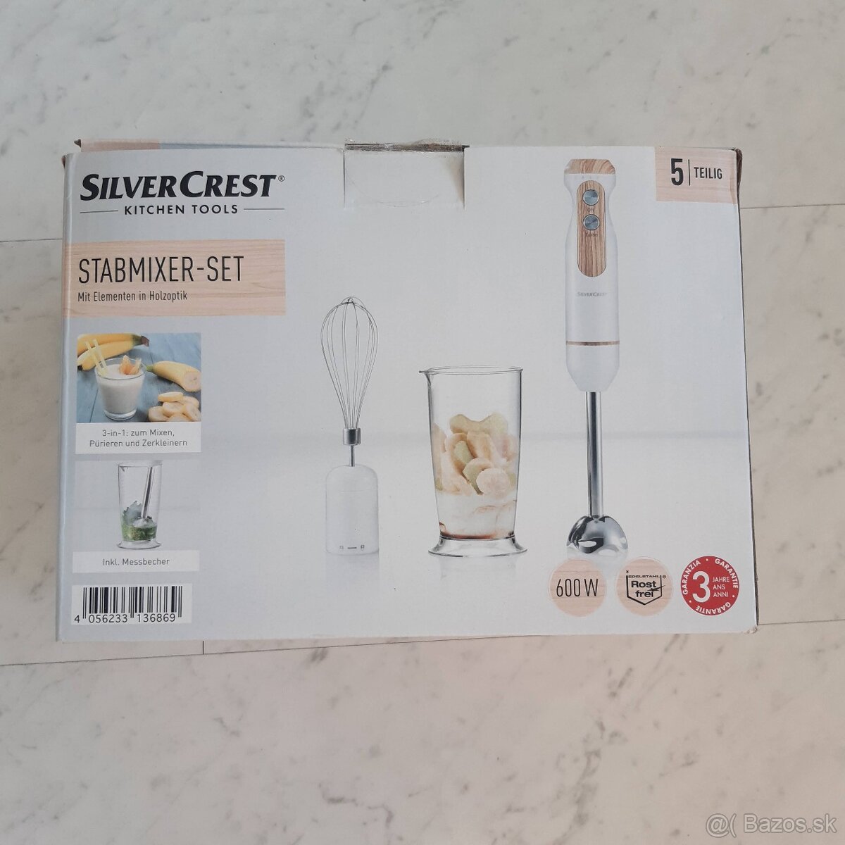 Kuchynský mixér Silver - nový