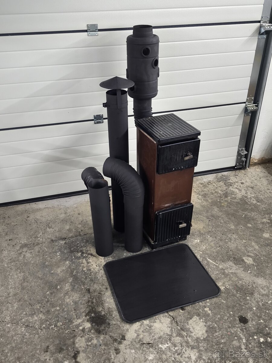Peterky 4kw-kachle+výmenník tepla+dymovody