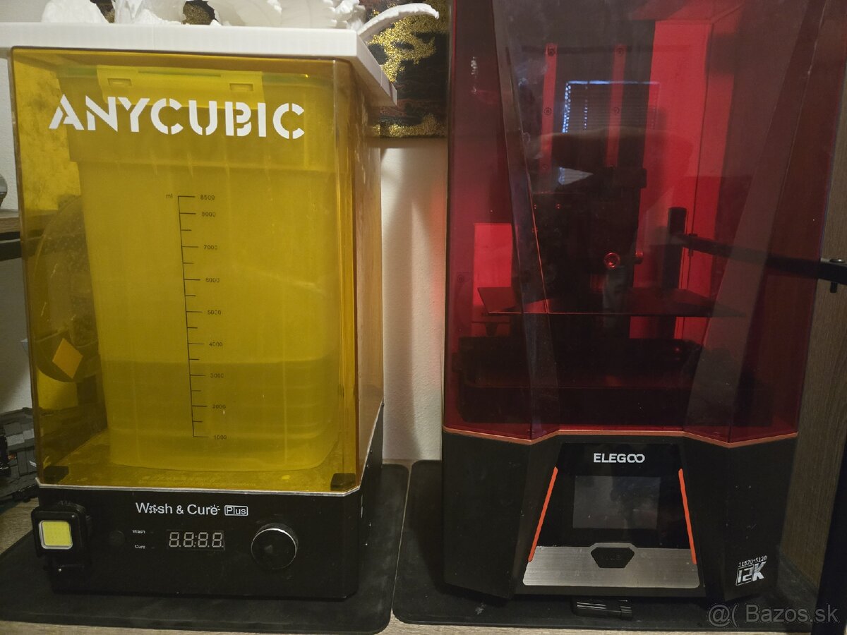 Elegoo Saturn 3 + Anycubic Wash & Cure Plus