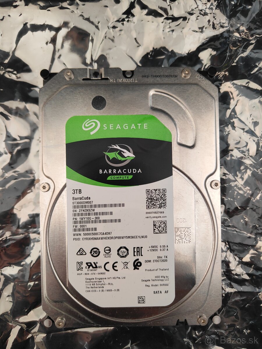 Seagate BarraCuda 3TB