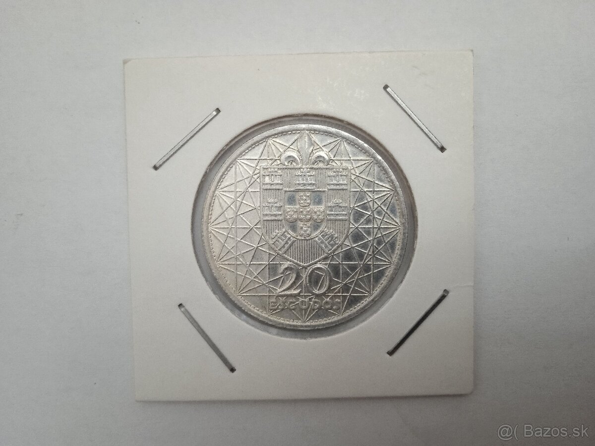 20 Escudos - Portugalsko ( Salazar Bridge )