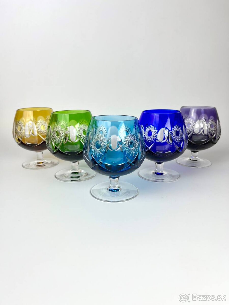 Koniakové poháre Krištáľové