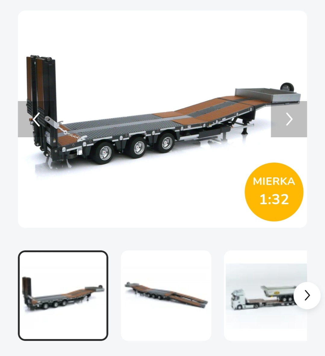 Model podvalnik Nooteboom 1:32