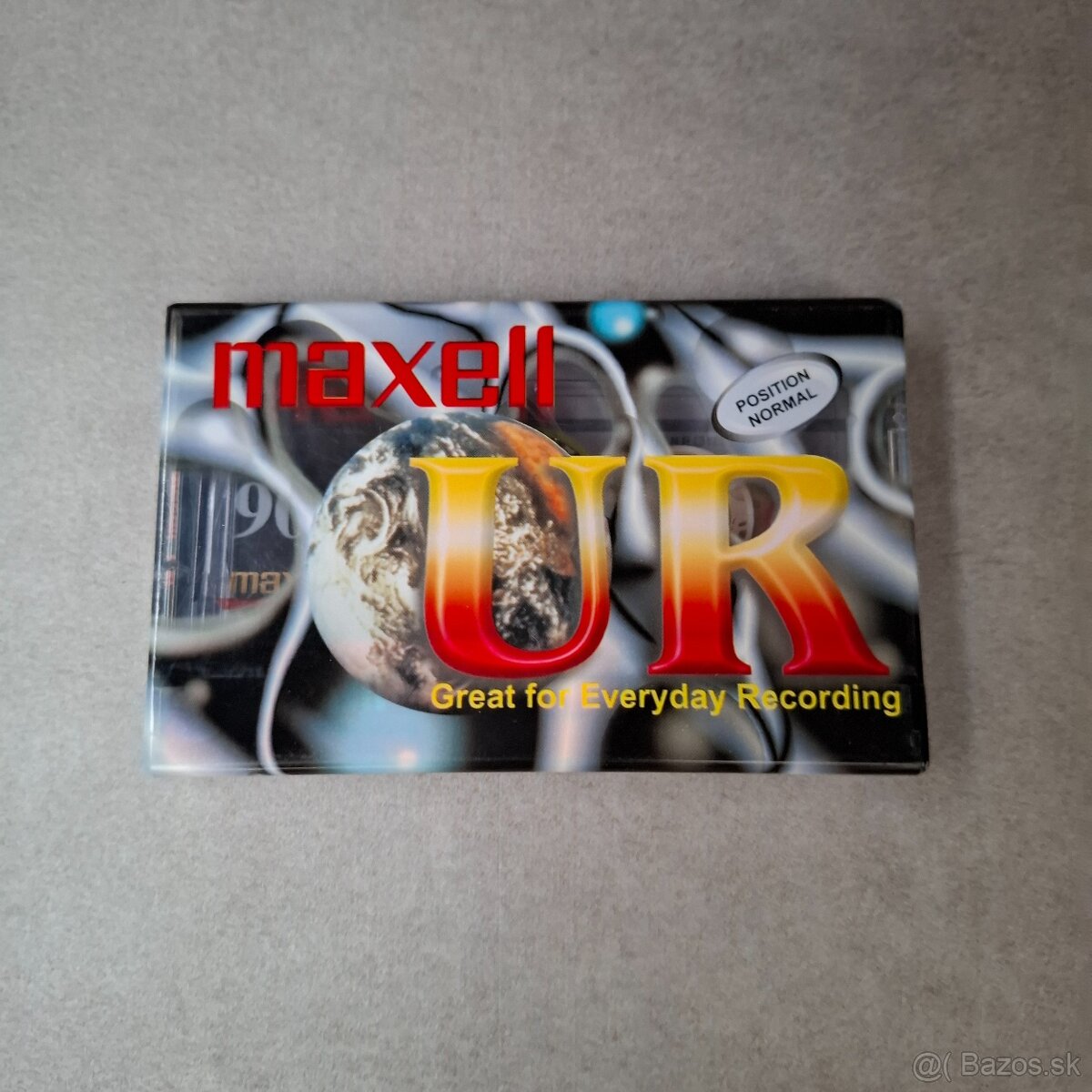 Maxell - UR90 min / Normal Position / audio kazeta / nová