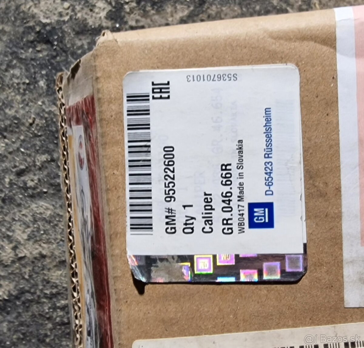 BRZDOVÝ STRMEŇ OPEL PRAVÝ PREDNÝ