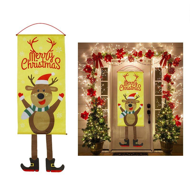 Vianočný banner - vianočná dekorácia na zavesenie