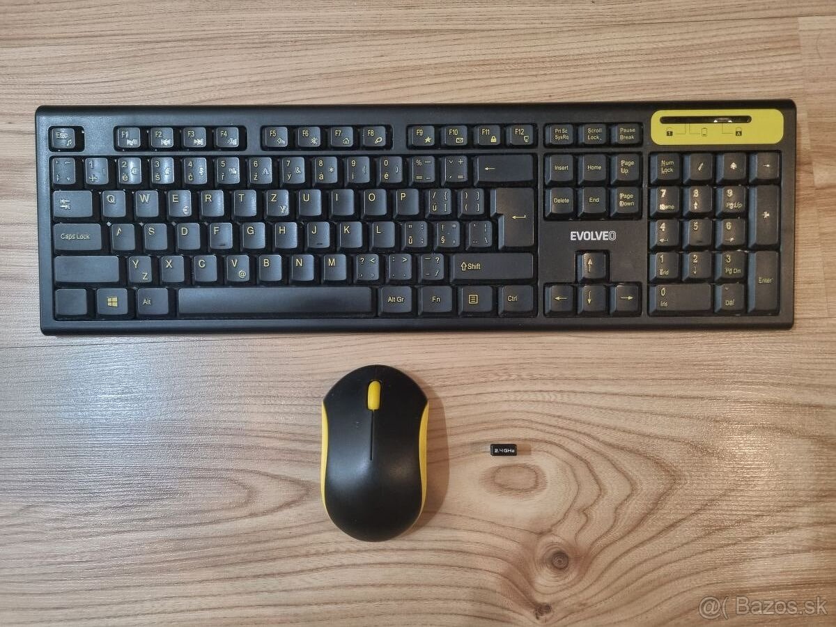 Bezdrôtový set klávesnica a myš - Evolveo WK-160