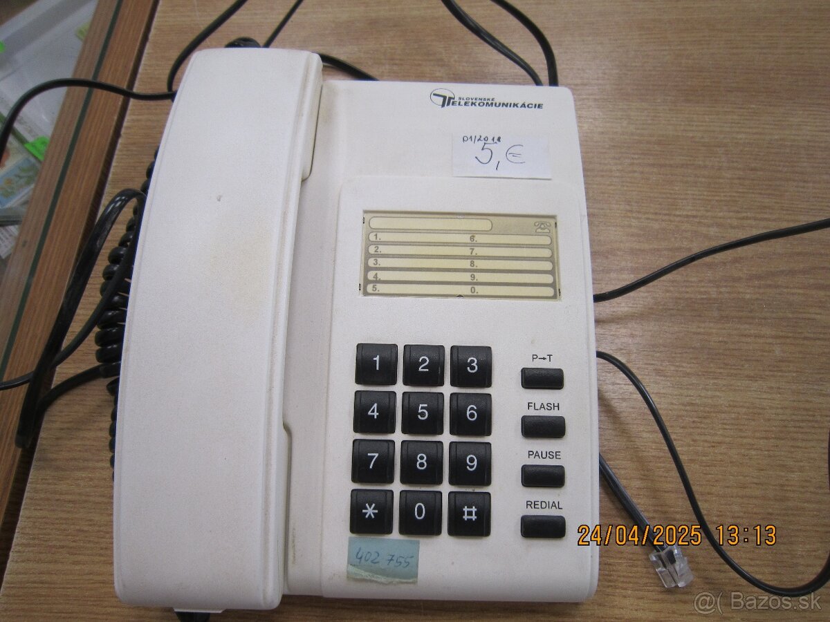 Staré telefóny