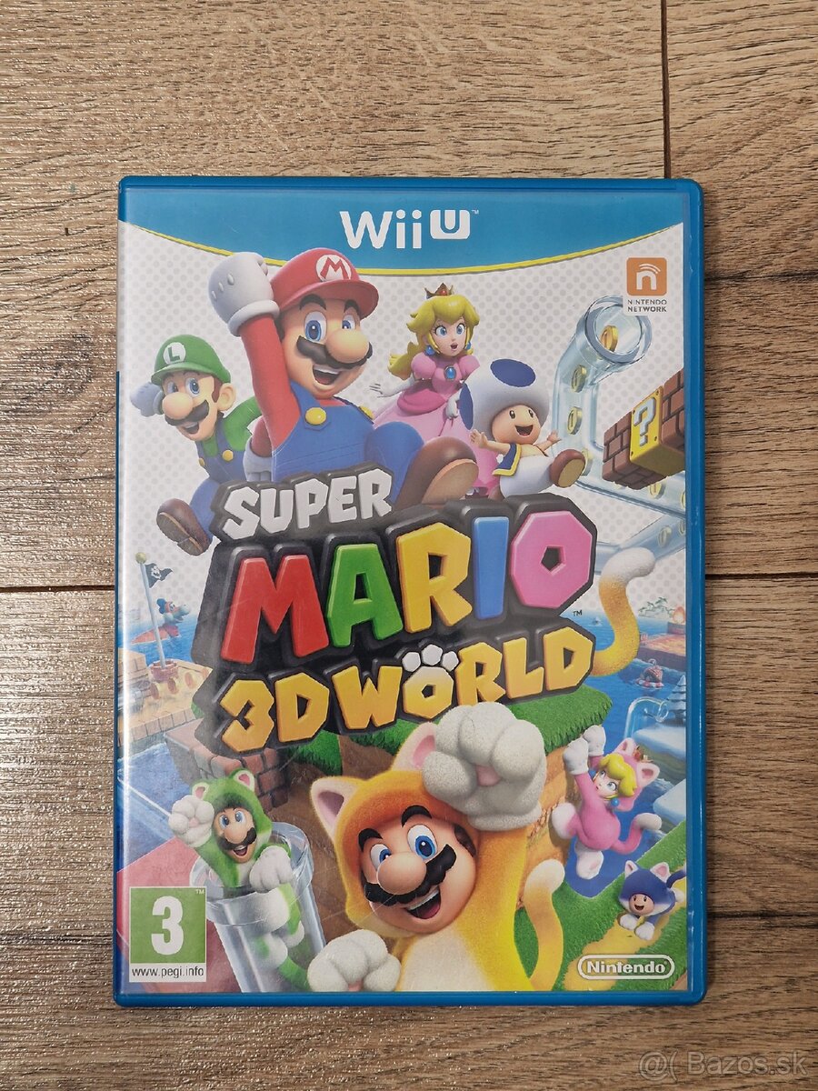 Super mario 3d world na nintendo Wii U