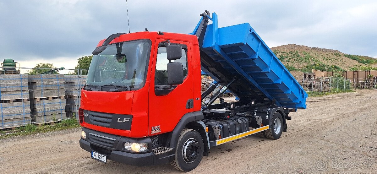 DAF LF45 - HAKOVÝ NOSIČ KONTAJNEROV - NOVÁ NADSTAVBA - 12T