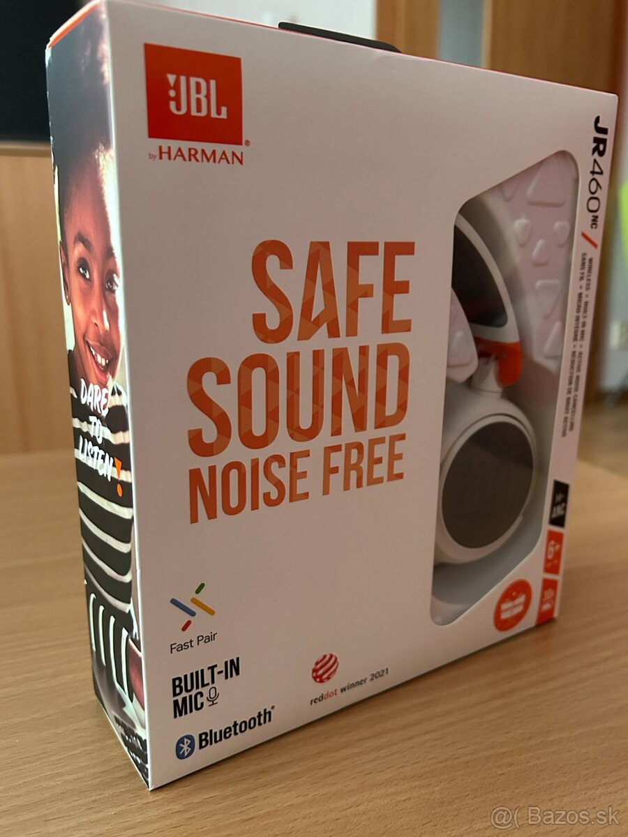 Predám slúchadlá JBL JR 460 nc - biele