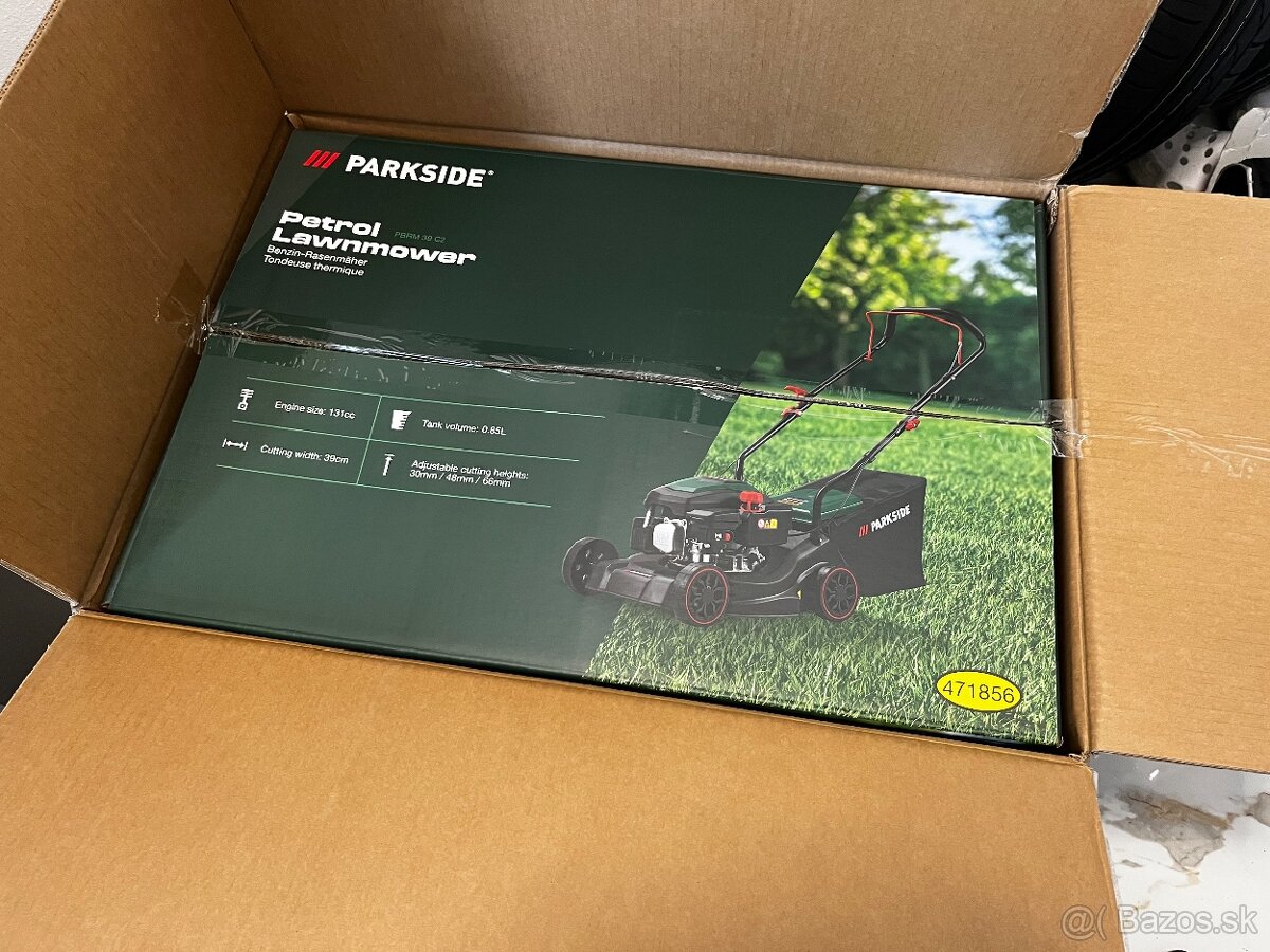 Nová nerozbalená kosačka Parkside PBRM 39 C2