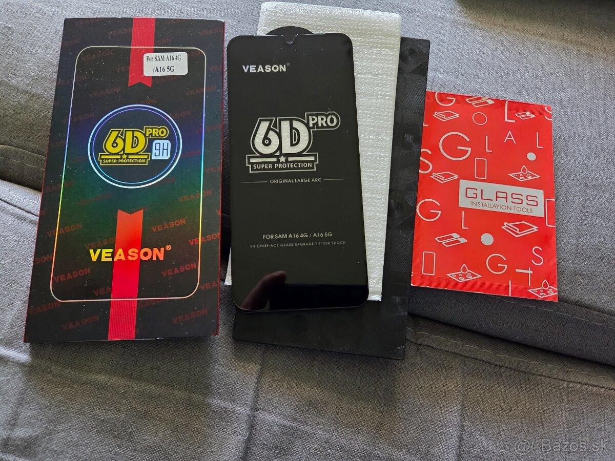 Ochranné sklo 6d na Samsung A16 5g len osobne Košice na dobi