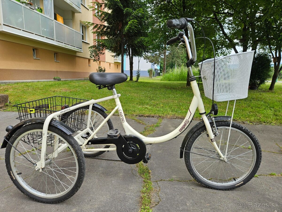 Trojkolka pre seniorov GOMMER 3 rýchlostná