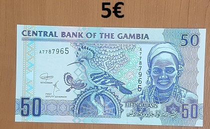 Bankovky 1,5€ - 5€