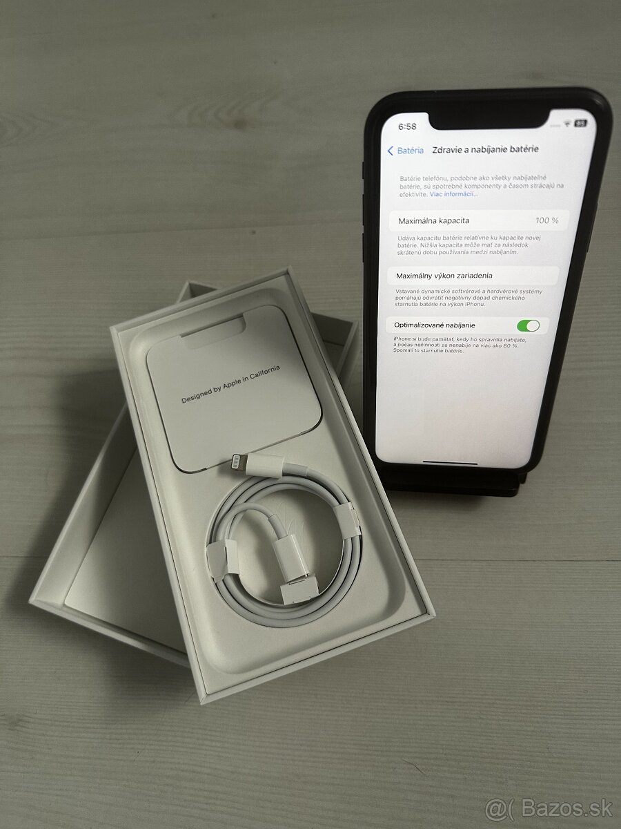 iPhone 11 64GB Black - 100% Baterka
