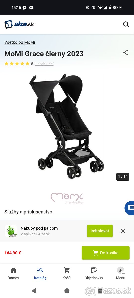 Momi skladací kočik do ruksaku