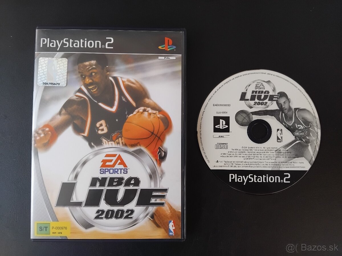 Hra pre PS2 - NBA Live 2002