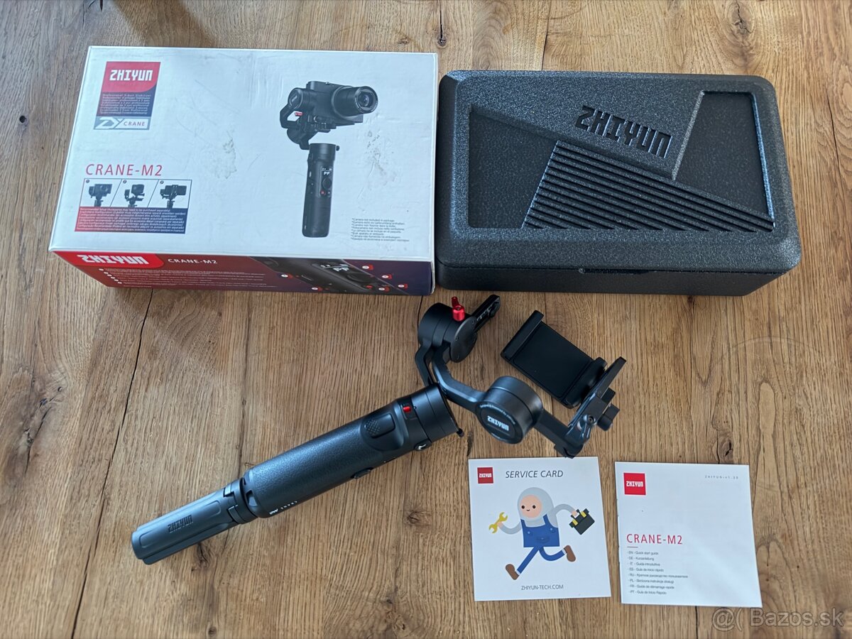 Crane M2 Zhiyun stabilizátor.