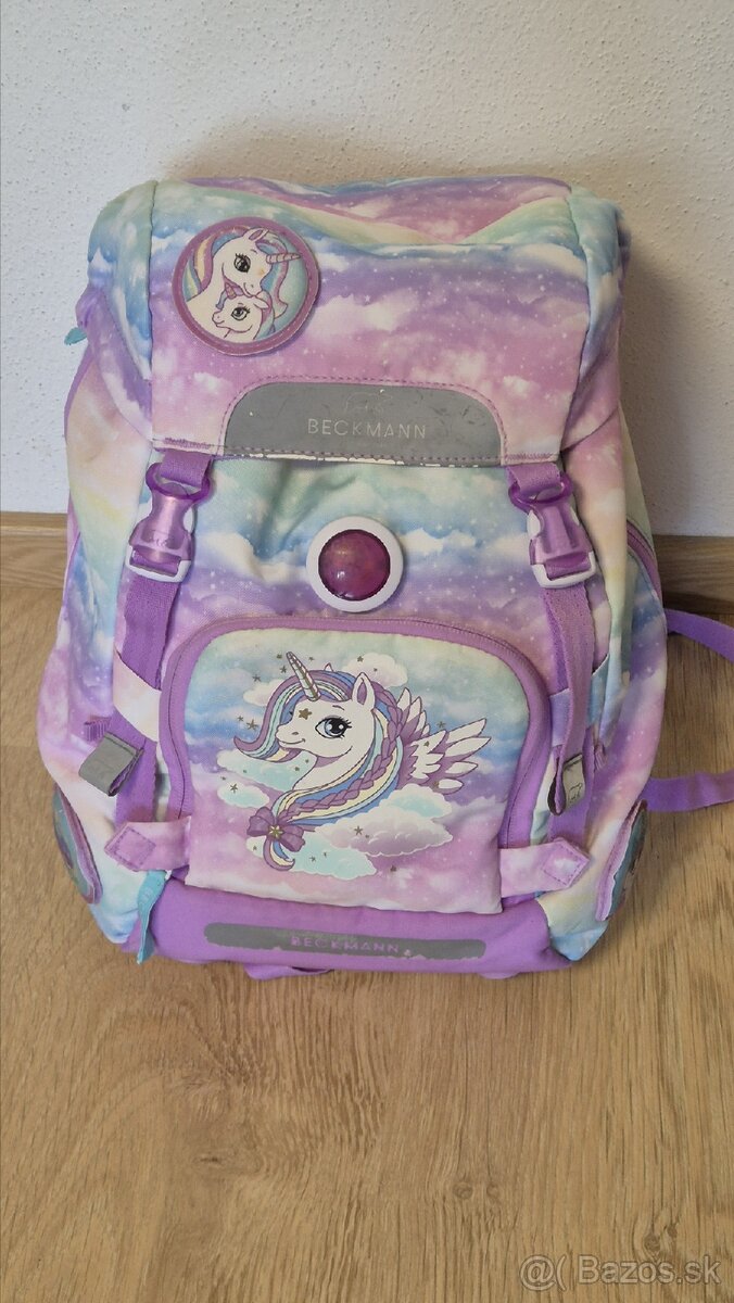 Školská taška Classic Unicorn Purple BECKMANN