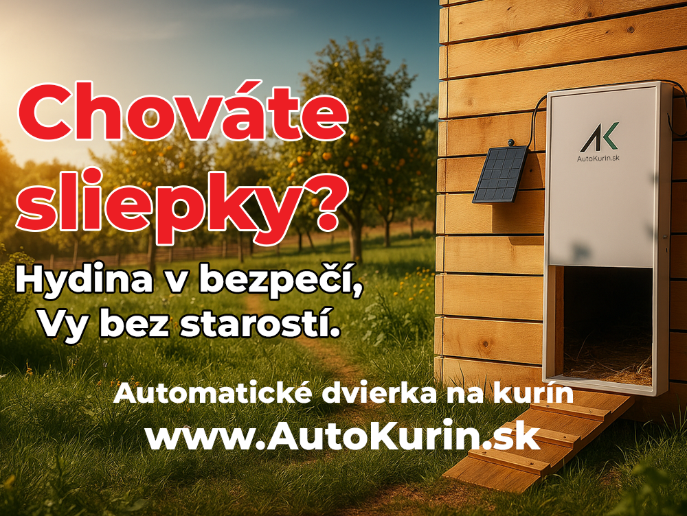 Slovenské automatické dvierka na kurín