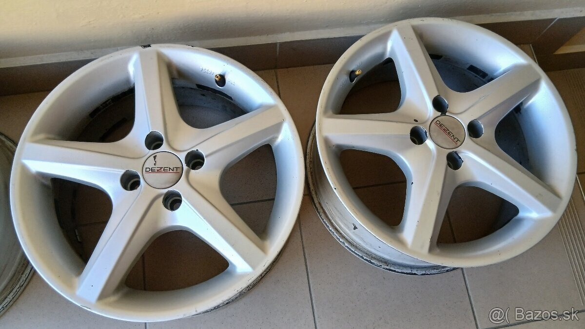 Alu disky elektróny na Fiat Bravo Dezent na pneu R16