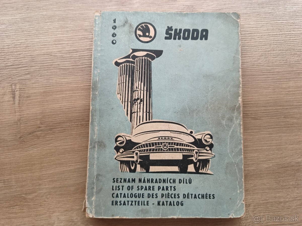 Seznam náhradních dílú Škoda Octavia 1960
