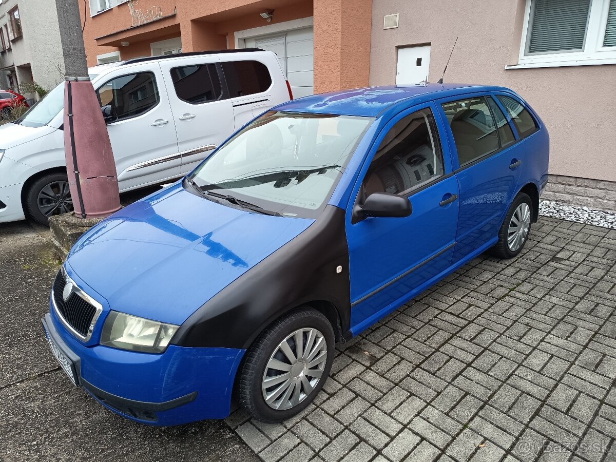 Škoda Fabia 1,4 MPI, 50 kW.
