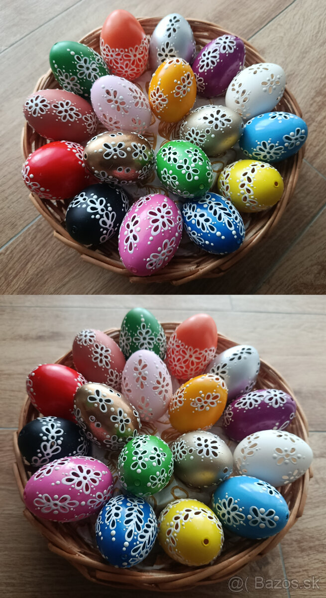 Slepačie vŕtané kraslice Madeira