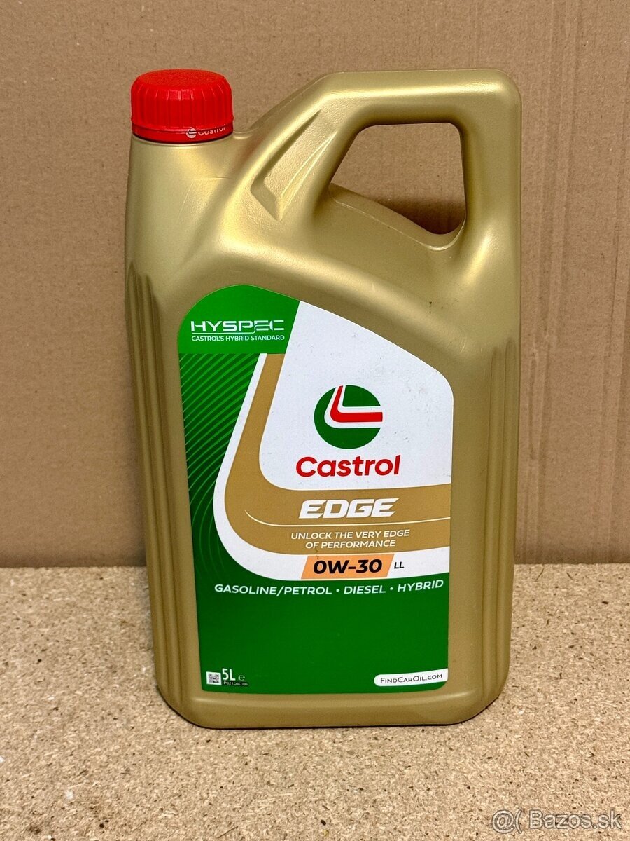 Predám motorový olej Castrol Edge 0W 30 LL 5