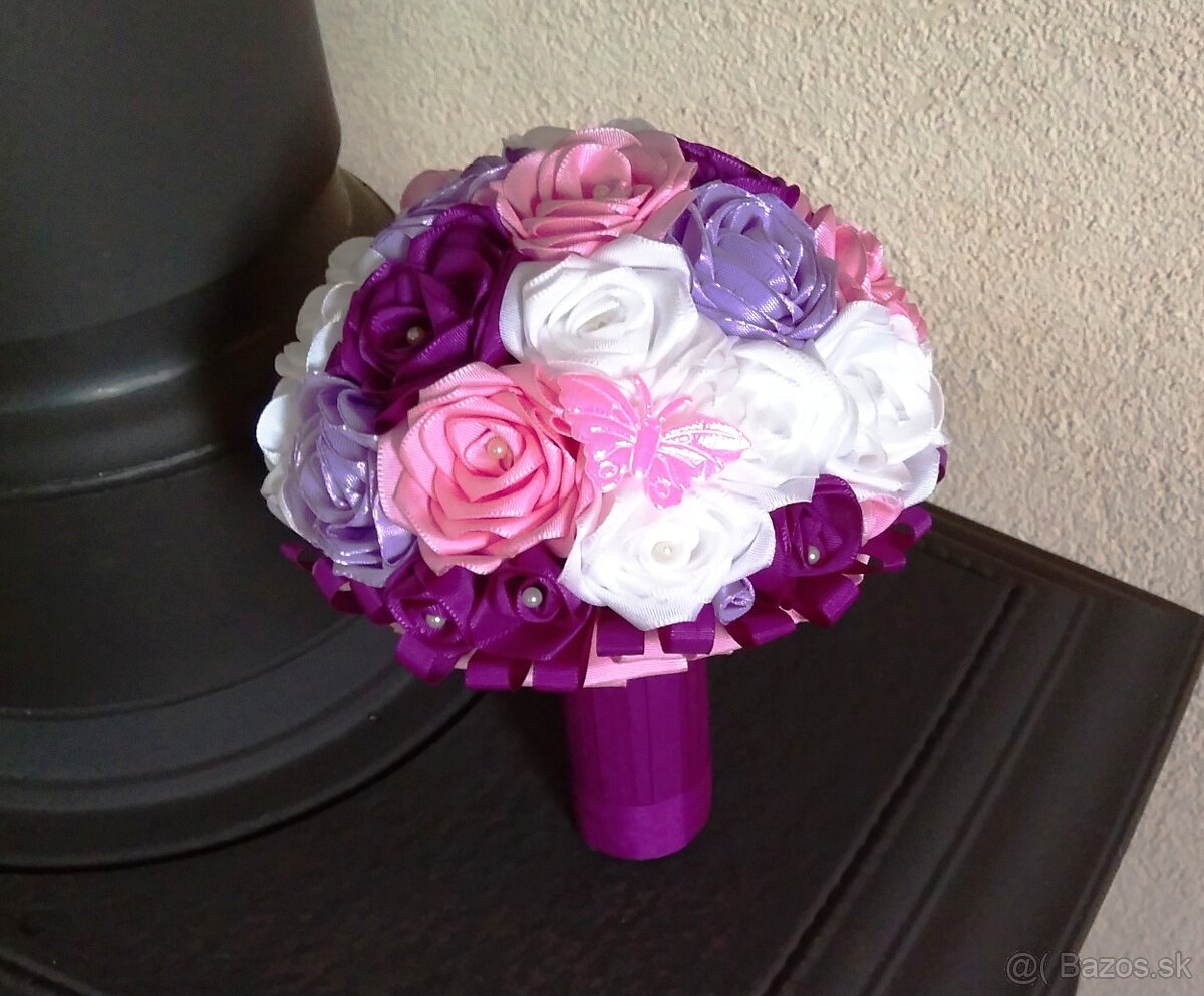 Predám kyticu zo stužiek