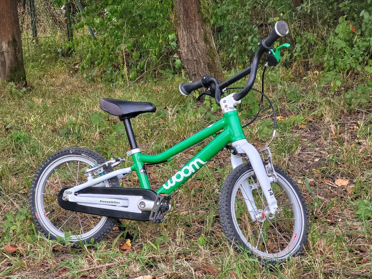 WOOM 2 14″ – ľahký detský bicykel