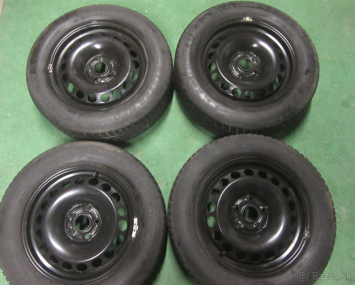 R16 zimná sada PASSAT rozteč 5x112 215/60R16 DUNLOPO WS5