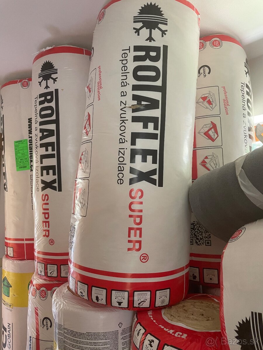 Tepelná izolácia, minerálna vlna ROTAFLEX, ISOVER
