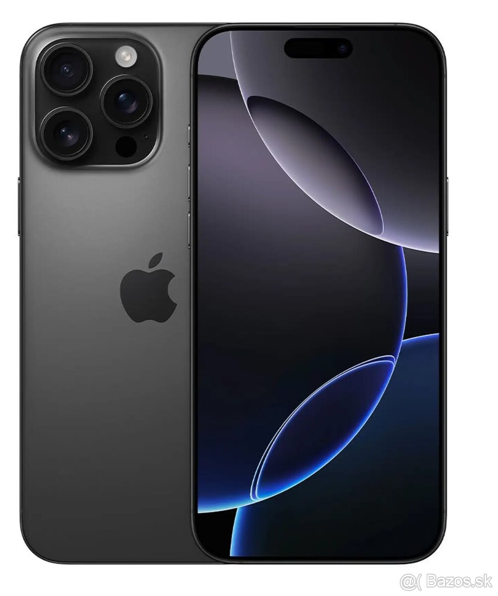 iPhone 16 Pro Max 256 GB čierny titán