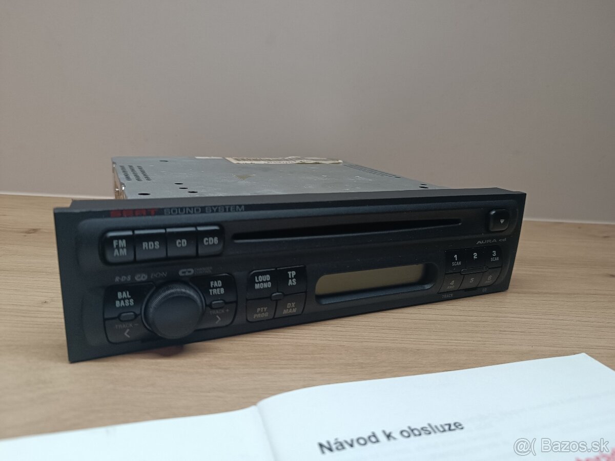 Prodám originální Autorádio Seat Aura CD