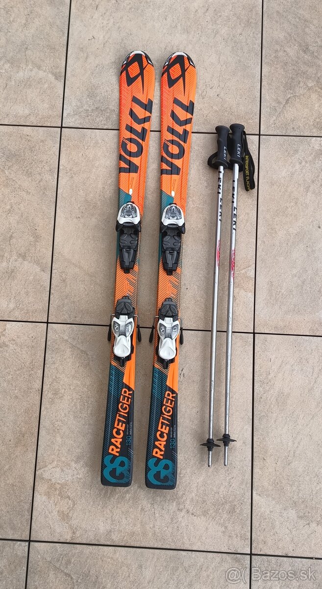 Lyze Volkl Racetiger GS 130 + palice