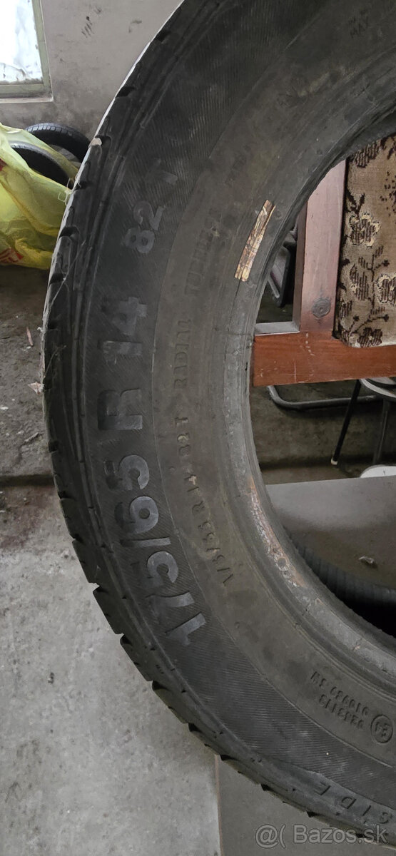 Predám zimné pneu 175/65 R14 82 T Barum Brillantis 2