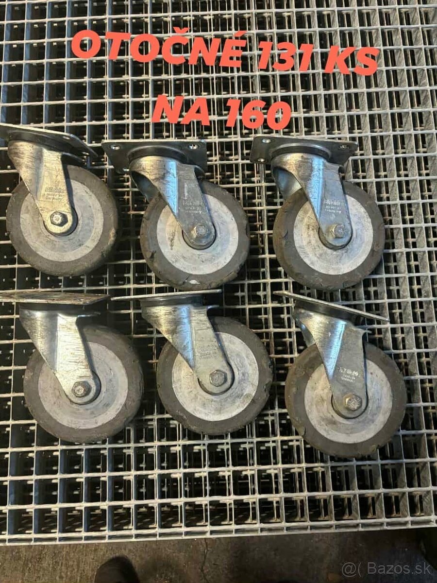 Kolieska 160- otocne- s gumovym behuňom