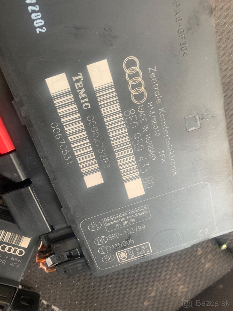 Komfortné jednotky audi A4B6 B7