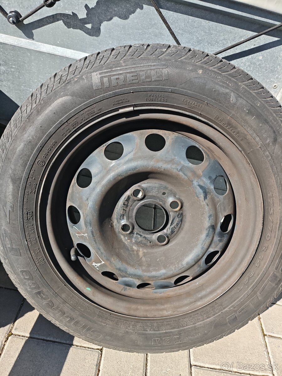 Disky 4x100 pneumatiky 175/70 R14