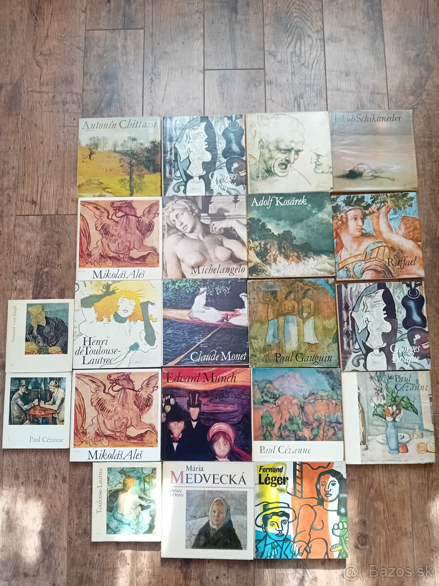 Predám knihy o umelcoch