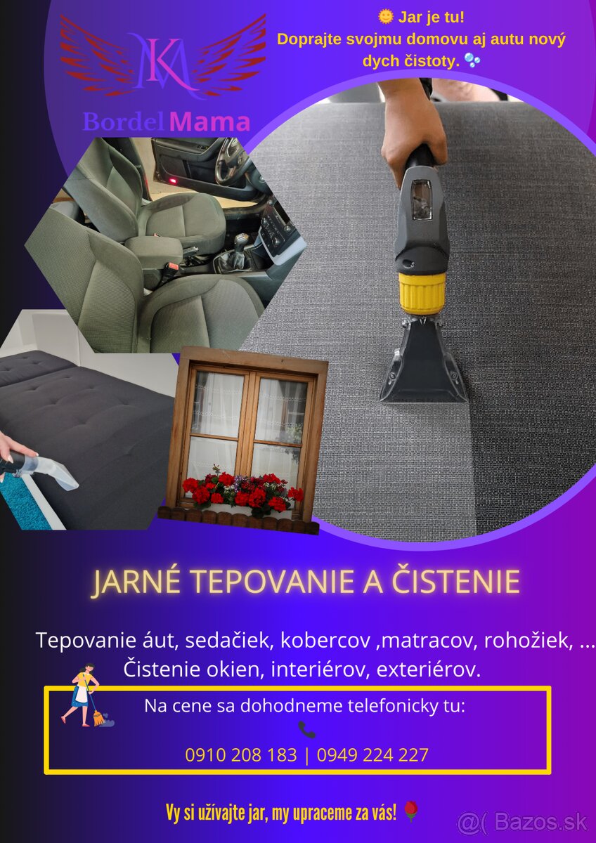 Jarné tepovanie a čistenie ✨