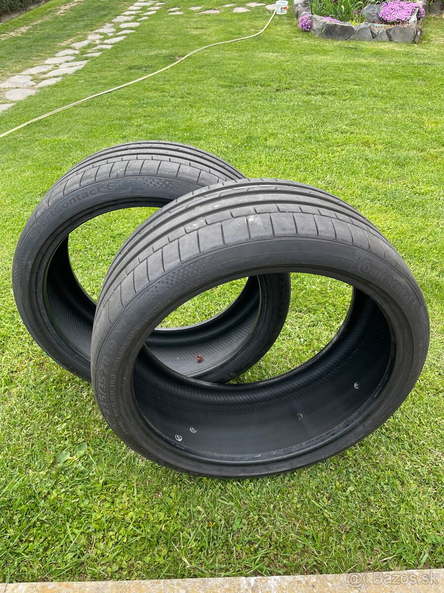 Predám 2ks pneu 235/35 R19 Continental SportContact 6