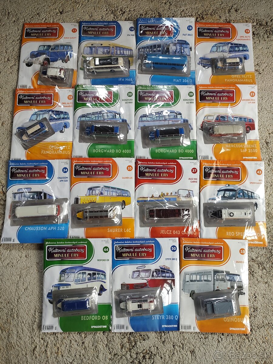 Kultovní autobusy minulé éry čísla 11-55