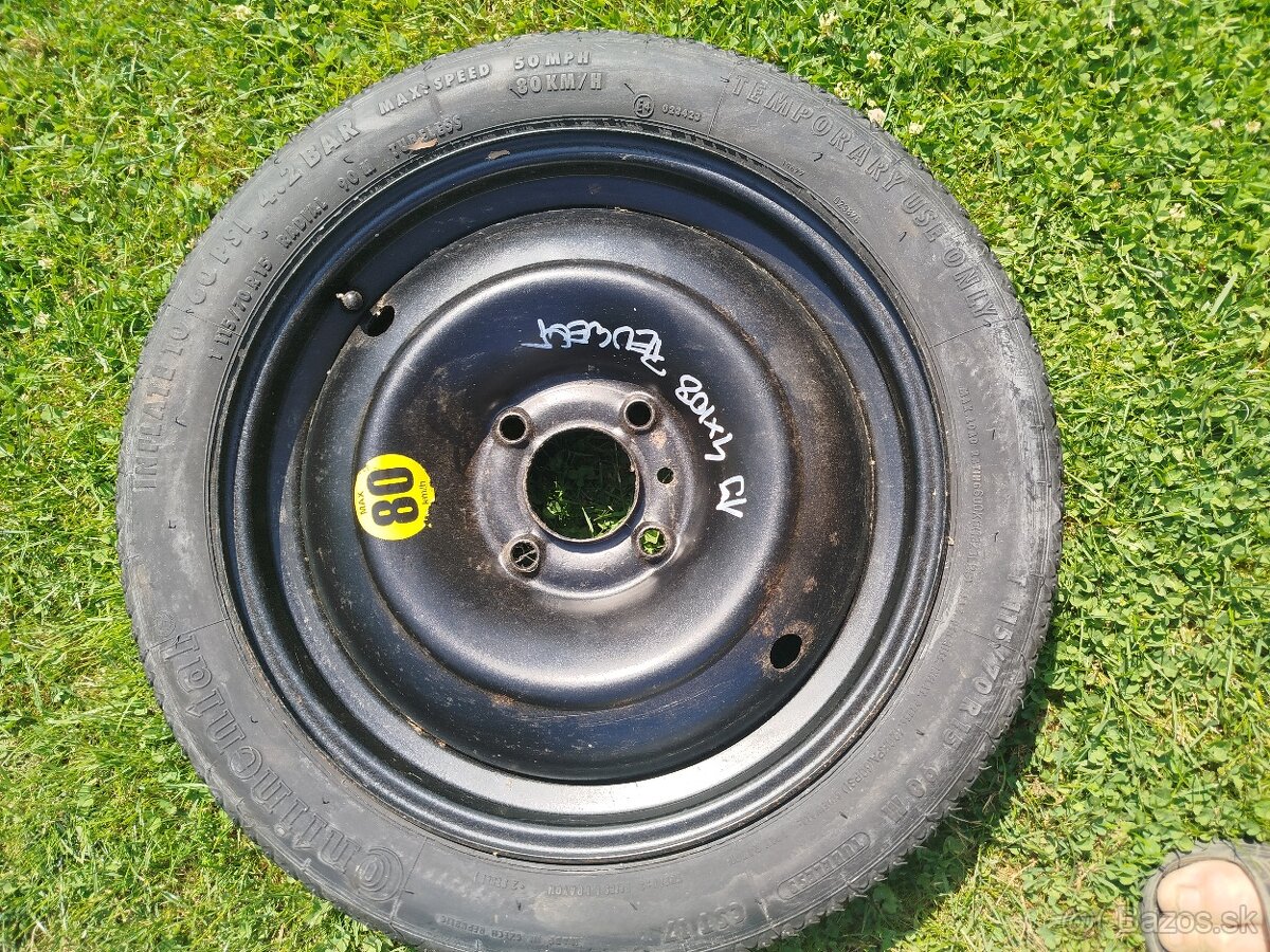 Predám dojazdové koleso 115/70R15